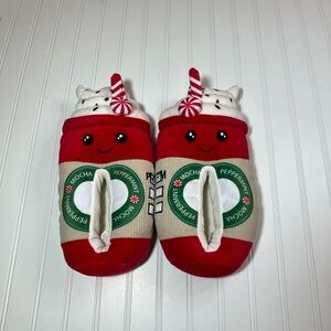 Plush Peppermint Mocha Size 9-10 Women's Slippers NWT